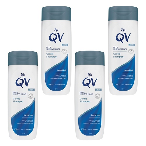 Ego QV Gentle Shampoo 250g Pack of 4