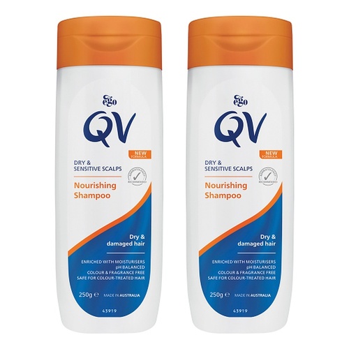 Ego QV Nourishing Shampoo 250g Pack of 2