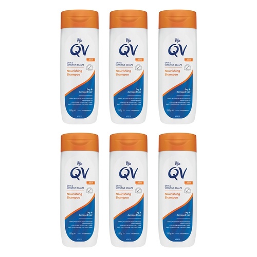 Ego QV Nourishing Shampoo 250g Pack of 6