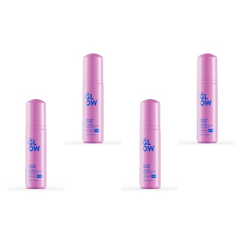 Australian Glow Self Tan Mousse Ultra Dark 200mL Pack of 4