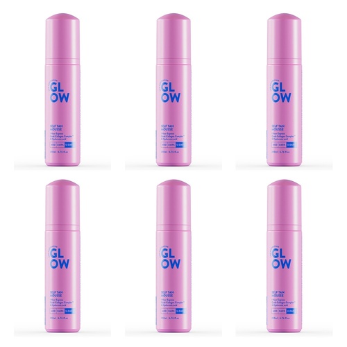Australian Glow Self Tan Mousse Ultra Dark 200mL Pack of 6