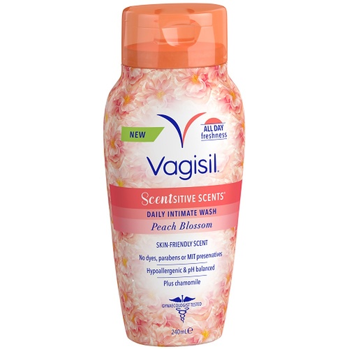 Vagisil Scentsitive Scents Peach Blossom Intimate Wash 240mL x 3