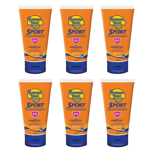 Banana Boat Sport Sunscreen Lotion SPF50+ 40g Pack of 6