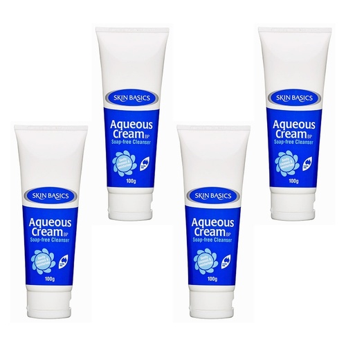 Skin Basics Aqueous Cream Tube 100g Pack of 4