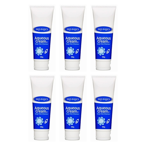 Skin Basics Aqueous Cream Tube 100g Pack of 6