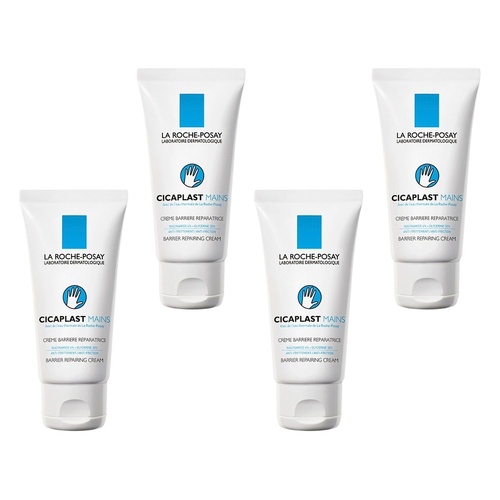 La Roche-Posay Cicaplast Mains Hand Barrier Cream 50mL x 3 Bundle of 4