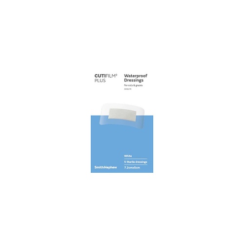 Cutifilm Waterproof Dressings 5cm x 7.2cm 5 Pack