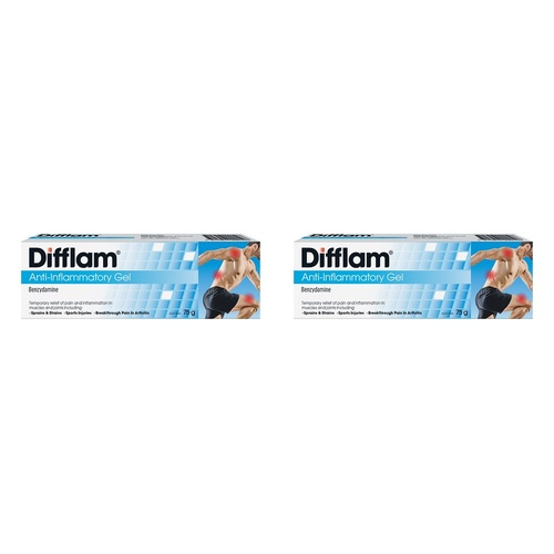 Difflam Anti-Inflammatory Gel, 75g Pack of 2