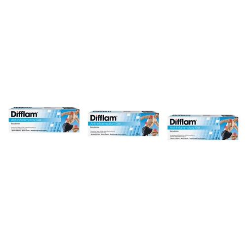 Difflam Anti-Inflammatory Gel, 75g Pack of 3