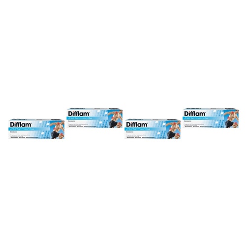 Difflam Anti-Inflammatory Gel, 75g Pack of 4