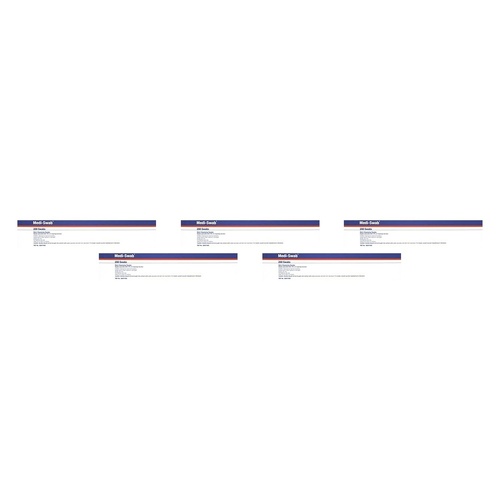 Obsolete Medi-Swab Pre-Injection Alcohol Swabs 200 Pack Bundle of 5