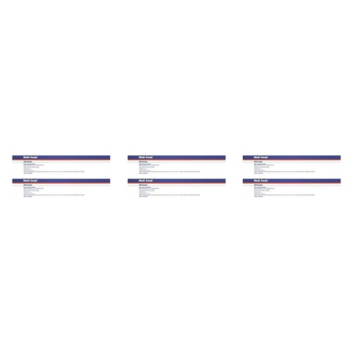Obsolete Medi-Swab Pre-Injection Alcohol Swabs 200 Pack Bundle of 6
