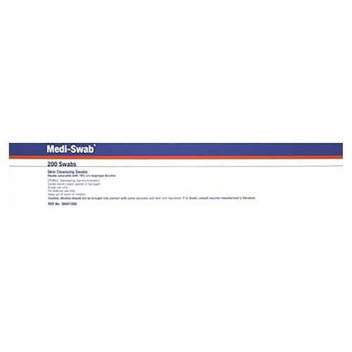 Obsolete Medi-Swab Pre-Injection Alcohol Swabs 200 Pack