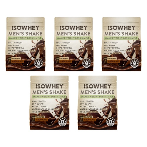 Isowhey Men's Shake Chocolate 840g Pack of 5