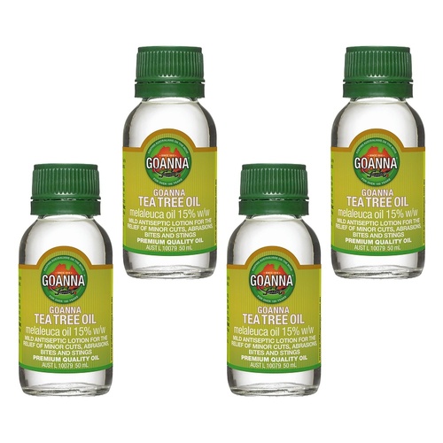 Goanna Tea Tree Oil 50mL Pack of 4
