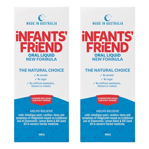 Infants' Friend Colic & Wind Oral Liquid 100mL Pack of 2