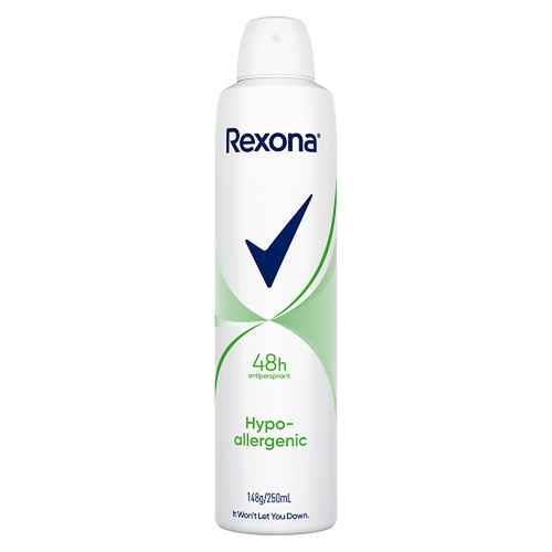 Rexona Women Antiperspirant Aerosol Deodorant Hypo-Allergenic 250mL