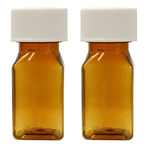 McGloins Methadone 30mL Plastic Bottle 100 Pack Bundle of 2