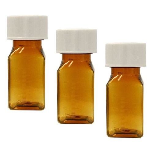 McGloins Methadone 30mL Plastic Bottle 100 Pack Bundle of 3