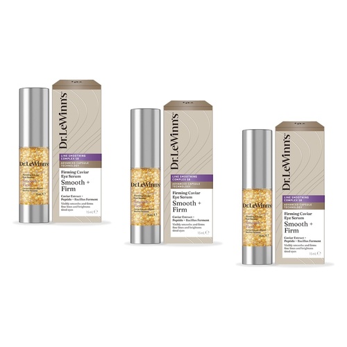 Dr. LeWinn's Smooth + Firm Firming Caviar Eye Serum 15mL Pack of 3