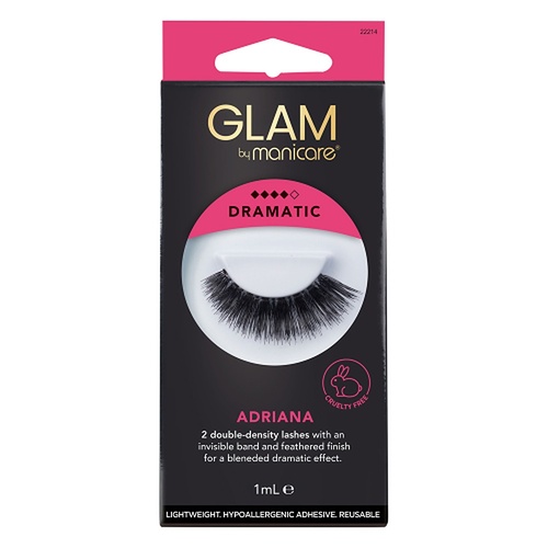 Glam by Manicare Adriana Lashes x 3