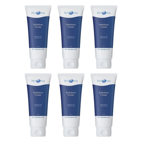 David Craig Professional Sorbolene Cream 100g Pack of 6