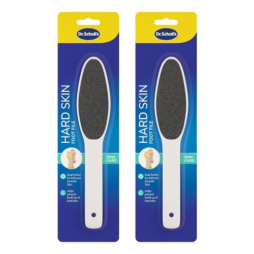 Scholl Hard Skin Manual Foot File Pack of 2