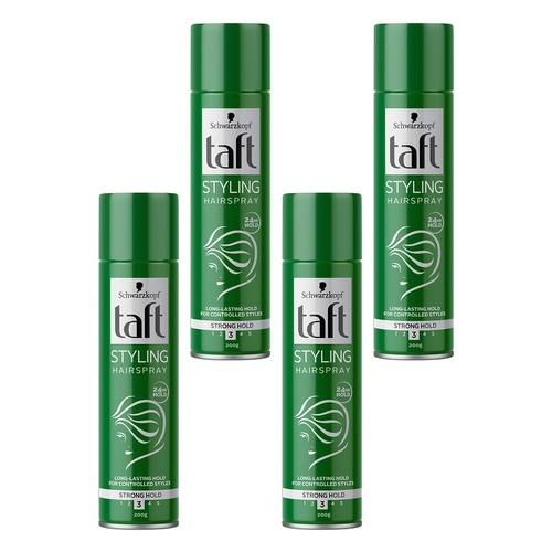 Schwarzkopf Taft Styling Hairspray Strong Hold 200g Pack of 4