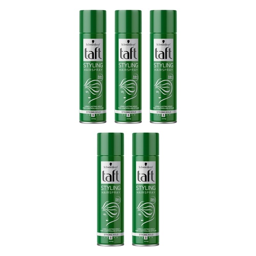 Schwarzkopf Taft Styling Hairspray Strong Hold 200g Pack of 5