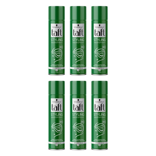 Schwarzkopf Taft Styling Hairspray Strong Hold 200g Pack of 6