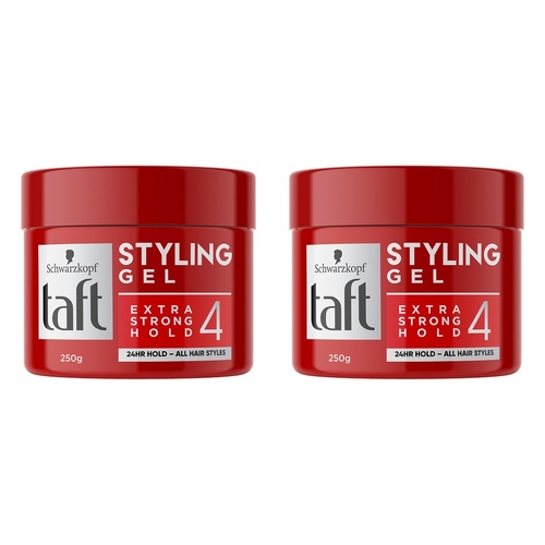 Schwarzkopf Taft Styling Gel Extra Strong Hold 250g Pack of 2