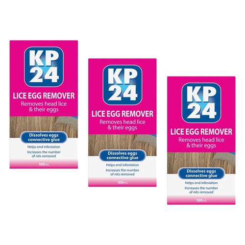 KP24 Lice Egg Remover 100mL Pack of 3