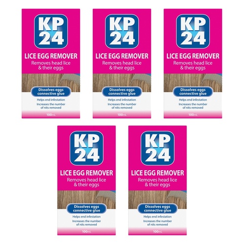 KP24 Lice Egg Remover 100mL Pack of 5