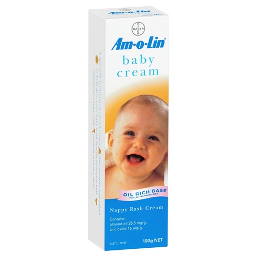 Amolin Baby Nappy Rash Cream 100g