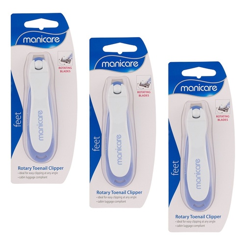Manicare Rotary Toenail Clipper x 3 Bundle of 3