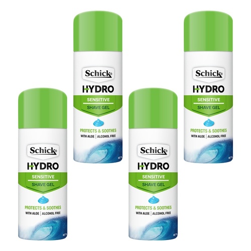 Schick Hydro Skin Sensitive Gel 70g Pack of 4