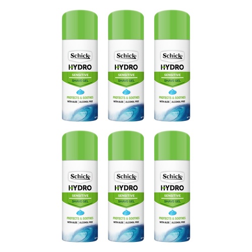 Schick Hydro Skin Sensitive Gel 70g Pack of 6