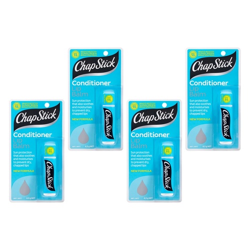 Chapstick Conditioner Lip Balm SPF15 4.2g Pack of 4