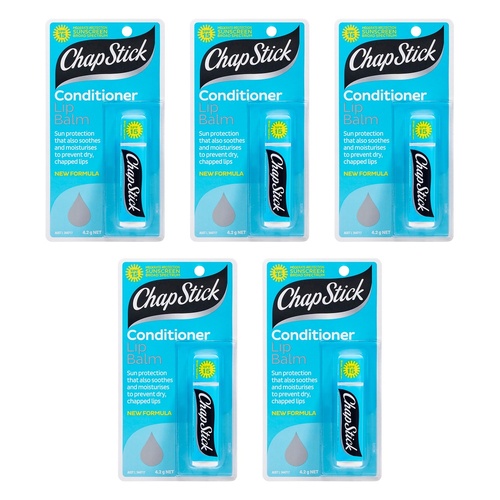 Chapstick Conditioner Lip Balm SPF15 4.2g Pack of 5
