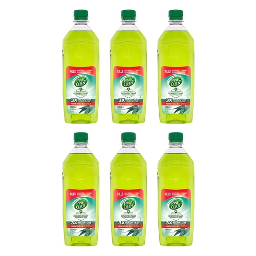 Pine O Cleen Antibacterial Liquid Disinfectant Eucalyptus 500mL Pack of 6