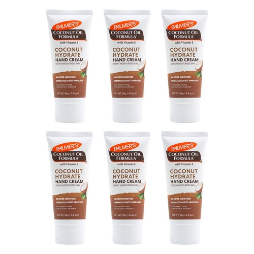 Palmer's Coconut Oil Hand Cream 96g Pack of 6