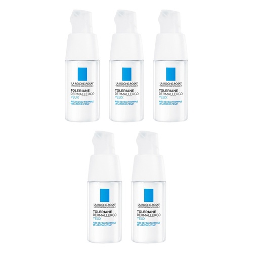 La Roche-Posay Toleriane Dermallergo Eye Contour Cream 20mL Pack of 5