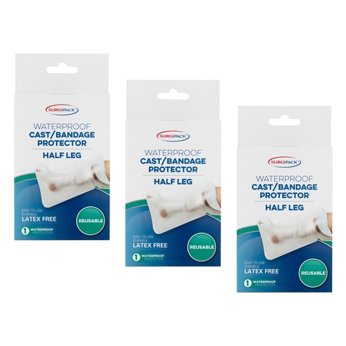 SurgiPack Cast Protector Half Leg Pack of 3