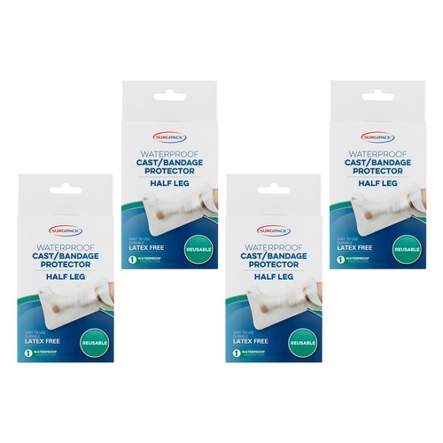 SurgiPack Cast Protector Half Leg Pack of 4