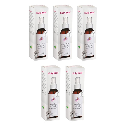 Euky Bear Sleep Time Linen & Room Mist 125mL Pack of 5