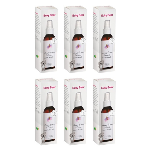 Euky Bear Sleep Time Linen & Room Mist 125mL Pack of 6