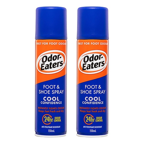 Odor-Eaters Foot & Shoe Spray Sport 150mL Pack of 2