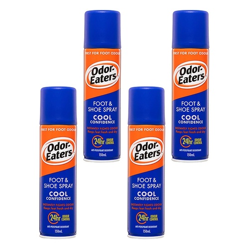 Odor-Eaters Foot & Shoe Spray Sport 150mL Pack of 4