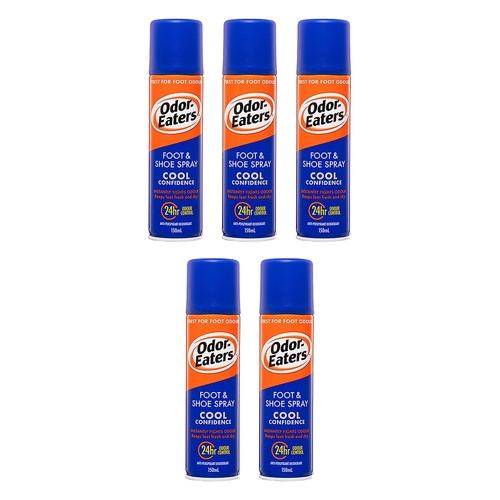 Odor-Eaters Foot & Shoe Spray Sport 150mL Pack of 5
