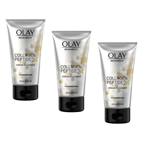 Olay Regenerist Collagen Peptide 24 Cleanser 150mL Pack of 3